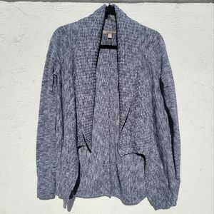 Banana Republic Women's Linen Blend Shawl Open Front Cardigan Size S